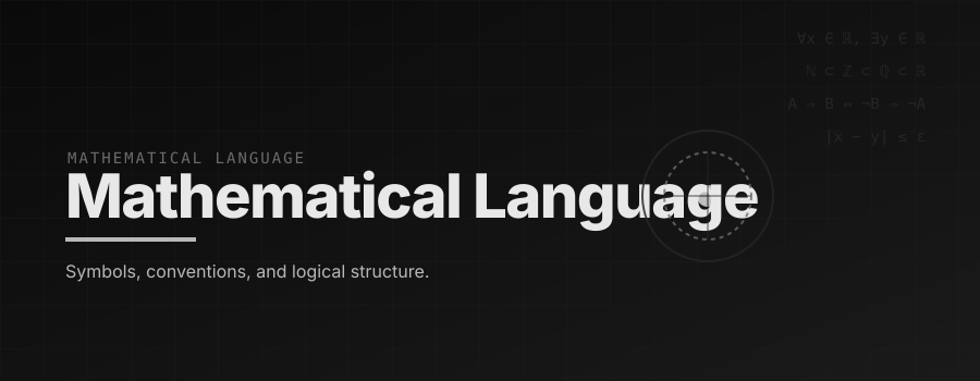 Mathematical language
